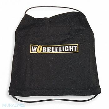 WOBBLE LIGHT Reflector Shield 12.5in Black/Silver, 2WA36