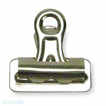 GRAINGER APPROVED Bulldog Clips 1 In W Silver PK36, 2WFV6