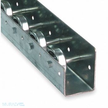 ASHLAND CONVEYOR FlwRail SkteWheel 4 Wheels Ft J-Channl, 2WGY9