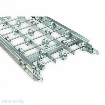 ASHLAND CONVEYOR Skatewheel Conveyor 10ft L 15in. W, 2WKN1