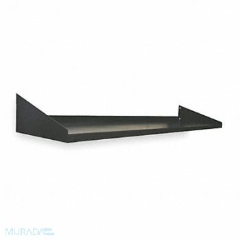 PRO-LINE Cantilever Shelf 72 W x 12 D x 4 H Black, 2WXT2