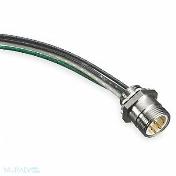 HUBBELL Receptacle Blk Grn Ylw Male 30 A, 2XE20