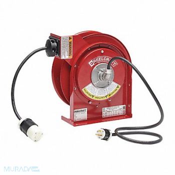 REELCRAFT Cord Reel 45ft 12 AWG Connector 120VAC, 2XJA1