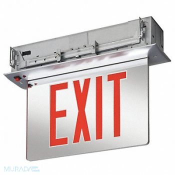 LITHONIA LIGHTING Edg-Lt ExtSgn Alum Silv 17 3/8in 1W, 2XLH2