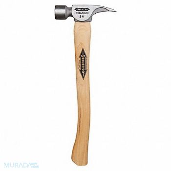 STILETTO Rip Claw Hammer Titanium 14 Oz Hickory, 2XTE8