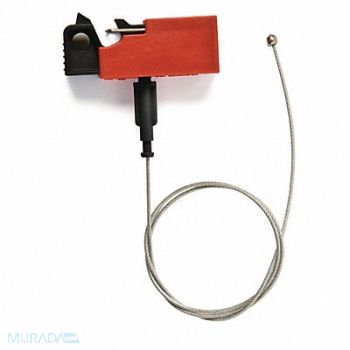 BRADY Breaker Lockout Snap On Nylon 2Ft Cable, 2XU96