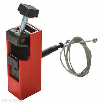 BRADY Breaker Lockout Clamp On Nylon 2Ft Cable, 2XU97