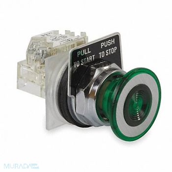 SCHNEIDER ELECTRIC H7093 Non-Illuminated Push Button 30mm Green, 2XVU8