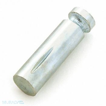 DRIV-LOK Grooved Pin G Zinc 1 Lx0.394D Pk25, 2YAK8