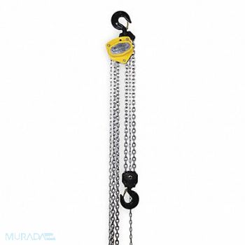 OZ LIFTING PRODUCTS Manual Chain Hoist 10000 lb Lift 20 ft., 2YAZ6