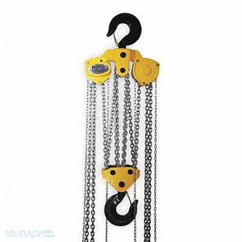 OZ LIFTING PRODUCTS Manual Chain Hoist 40000 lb Lift 20 ft., 2YCA1