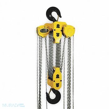 OZ LIFTING PRODUCTS Manual Chain Hoist 60000 lb Lift 20 ft., 2YCA3