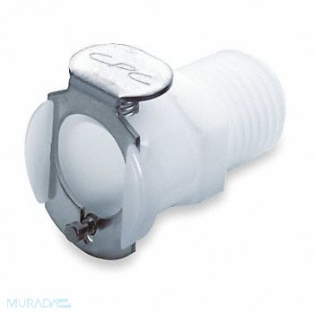COLDER Inline Coupler Acetal Shut-Off MNPT, 2YDD1