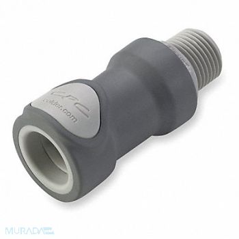 COLDER Inline Coupler Polypropylene Shut-Off, 2YDR7