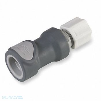 COLDER Inline Coupler Polypropylene Shut-Off, 2YDR8