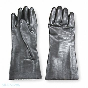 CONDOR D0525 Chemical Resistant Glove PVC 14 XL PR, 2YEP4