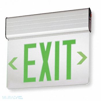 LITHONIA LIGHTING Edg-Lt ExtSgn Alum Silv 13 5/8in 2.01W, 2YGL5