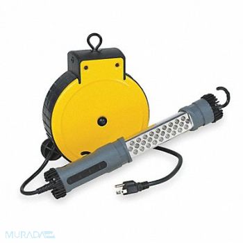 LUMAPRO Cord Reel w/Lamp LED 25ft 18AWG 120VAC, 2YKP6