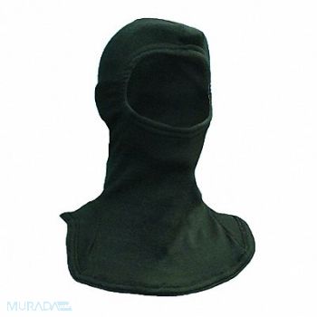 NATIONAL SAFETY APPAREL Flame Resistant Hood Black Universal, 2YRJ1