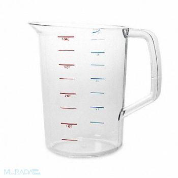 RUBBERMAID COMMERCIAL PRODUCTS Polycarbonate Measuring Cup 4 Quarts, 2YU30