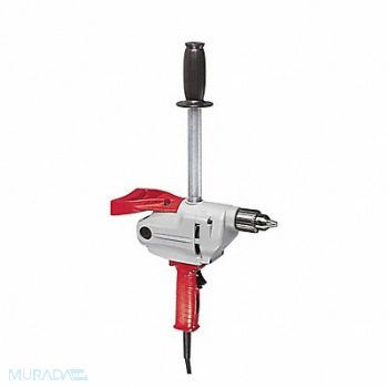MILWAUKEE Drill Corded Spade Grip 1/2 in 450 RPM, 2Z727