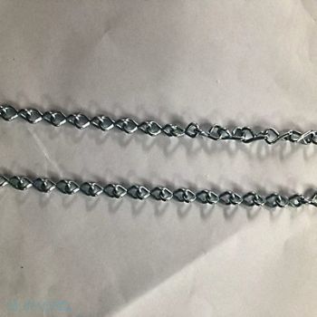GRAINGER APPROVED Jack Chain Single Zinc Sz 16 10 Lb 100Ft, 2ZDE6