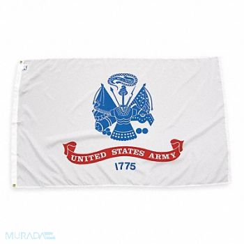 NYLGLO D4226 Army Flag 3x5 Ft, 2ZE36