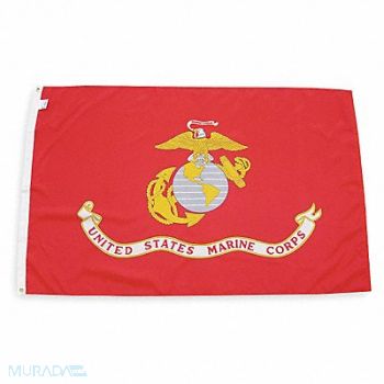 NYLGLO D4226 Marine Flag 3x5 Ft, 2ZE37