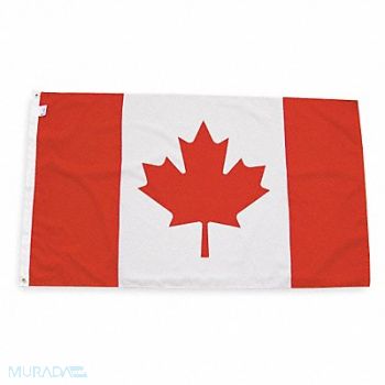 NYLGLO Canada Flag 3x5 Ft Nylon, 2ZE42