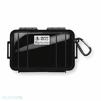 PELICAN Micro Case Blk 6-5/16Hx3-11/16Wx2-3/4D, 2ZML1