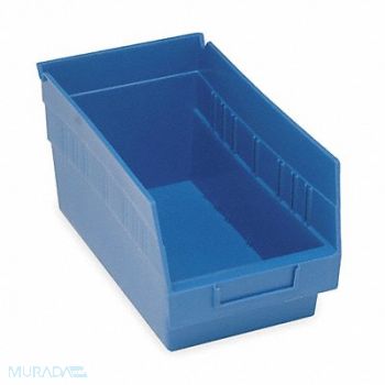 QUANTUM STORAGE SYSTEMS E5729 Shelf Bin Blue Polypropylene 6 in, 2ZMN9