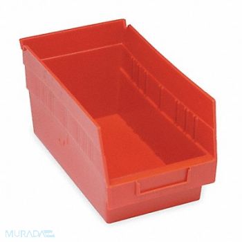 QUANTUM STORAGE SYSTEMS E5729 Shelf Bin Red Polypropylene 6 in, 2ZMR9