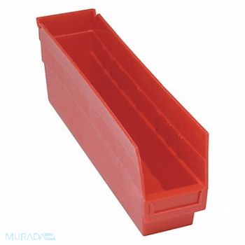 QUANTUM STORAGE SYSTEMS E5732 Shelf Bin Red Polypropylene 6 in, 2ZMT6