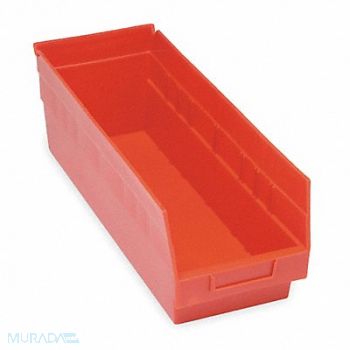 QUANTUM STORAGE SYSTEMS E5737 Shelf Bin Red Polypropylene 6 in, 2ZMU9