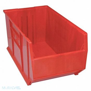 QUANTUM STORAGE SYSTEMS E6587 Bin Red Polypropylene 17 1/2 in, 2ZMX2