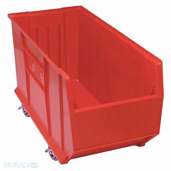 QUANTUM STORAGE SYSTEMS D5572 Mobile Bin Red Polypropylene 17 1/2 in, 2ZMY3