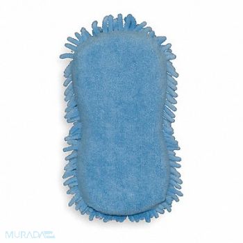 TOUGH GUY Microfiber Sponge 9 1/2 in L Blue, 2ZPE4
