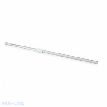 GRAINGER APPROVED Telescope Pole Aluminum 7 ft to 13 ft, 2ZTW4