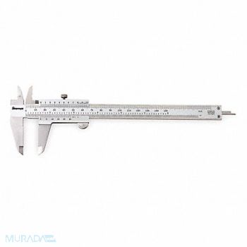 STARRETT Vernier Caliper w/Case 8 In/200mm, 2ZUF5