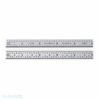 STARRETT Steel Rule Flexible 24 In 5R Grad, 2ZUV2