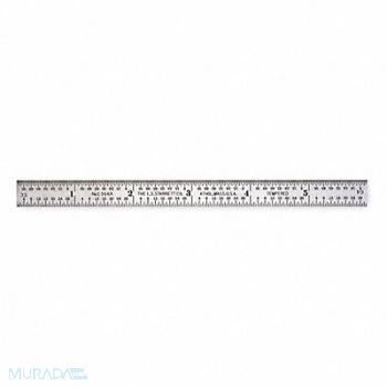 STARRETT Steel Rule Flexible 24 In 4R Grad, 2ZUW9