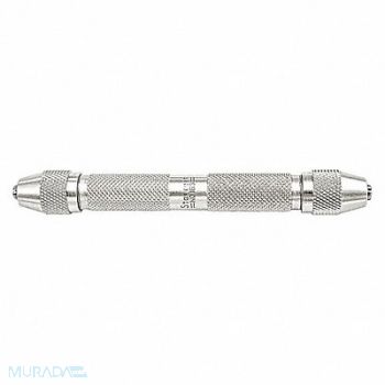 STARRETT Double End Pin Vise 0-0.125 In Nickel, 2ZVG8