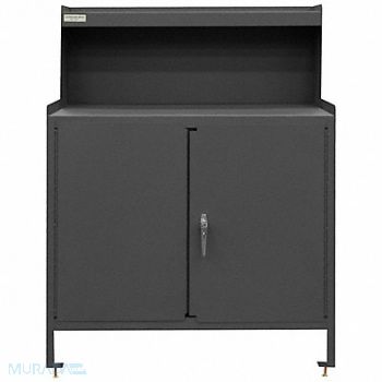 GRAINGER APPROVED Cabinet Shop Desk 47-1/4 H Gray, 52CL87