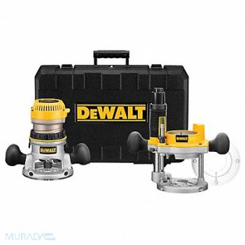 DEWALT Plunge Router Combo Kit Corded 2.25 hp, 3HA94
