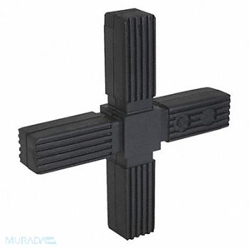 KIPP Square Tube Connector Four Way Flat, 301N12