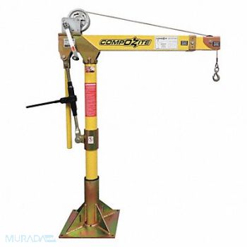 OZ LIFTING PRODUCTS Davit Crane Kit 1200 lb 22 to 66in Reach, 302J66