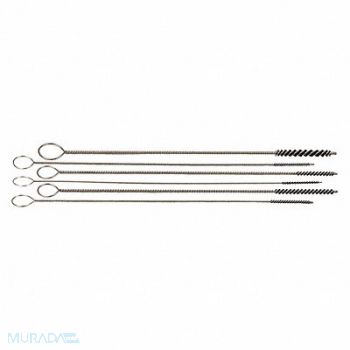 TANIS BRUSH Mini Brush Set Brass Micro Diameter PK5, 303D98