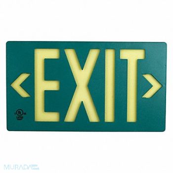 JESSUP GLO BRITE Exit PF100 Green Frame Sngle, 304F95