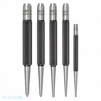 STARRETT Prick Punch Set, 30A653