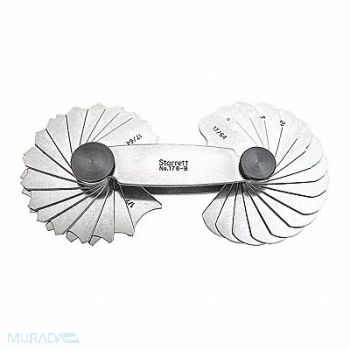 STARRETT Radius Gage, 30A738